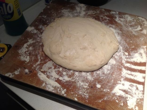 Floured board - don't do this